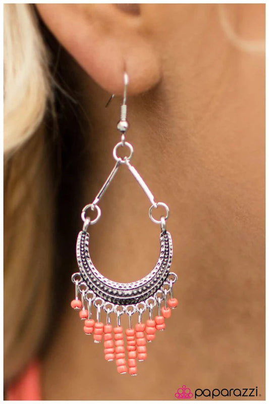 Paparazzi Earring ~ You Go, Girl! - Orange