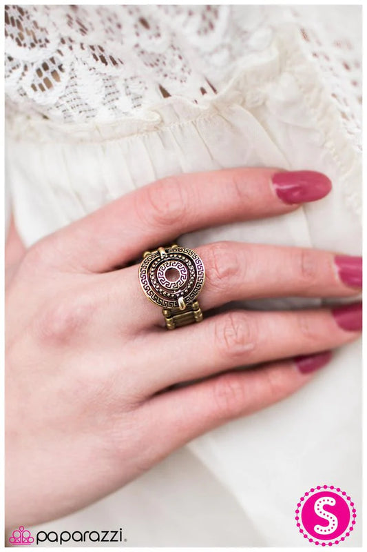 Paparazzi Ring ~ Easy Target - Brass