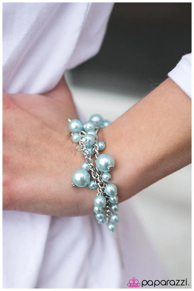 Pulsera Paparazzi ~ Cenas elegantes - Azul
