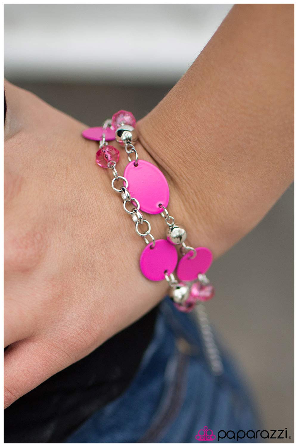 Pulsera Paparazzi ~ Viajes felices - Rosa