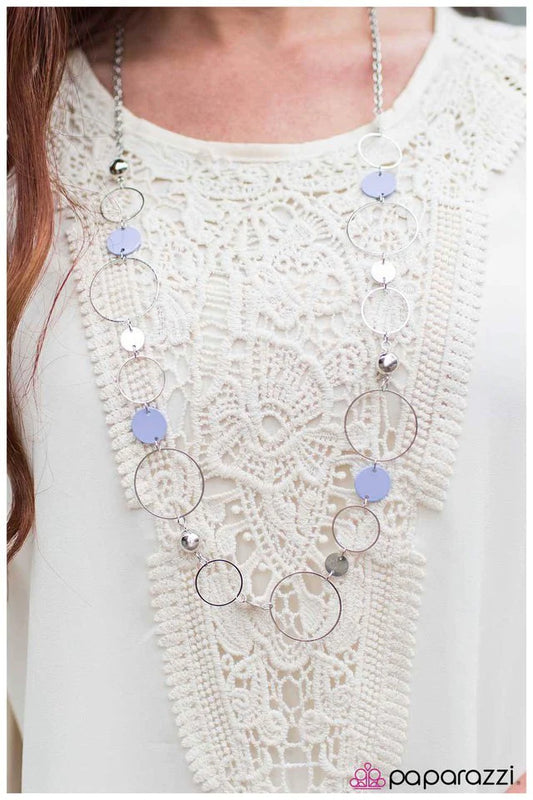 Paparazzi Necklace ~ Lets Hear It For The Girls - Blue