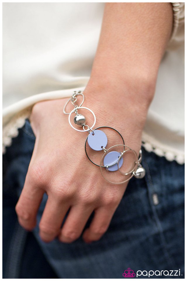 Pulsera Paparazzi ~ Run The World - Azul