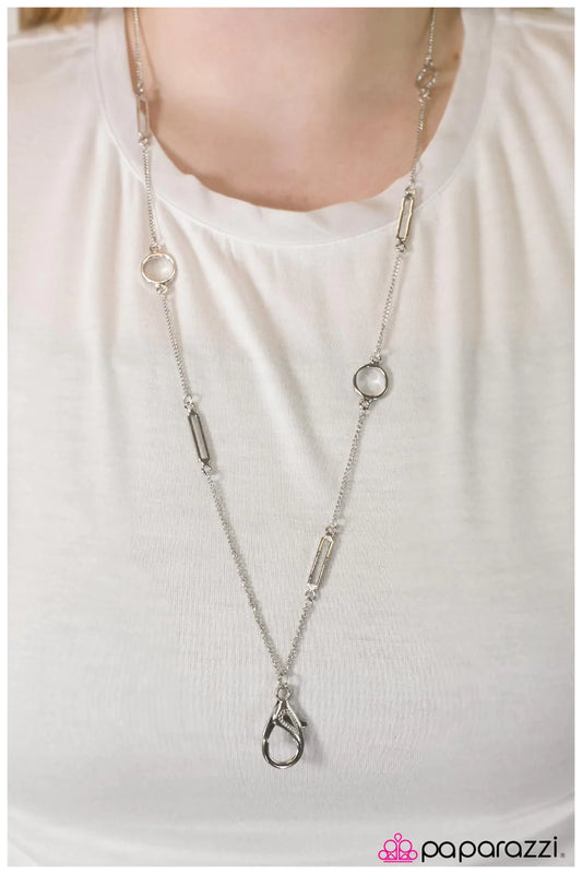 Paparazzi Necklace ~ Keep it to a Minimum  - Silver