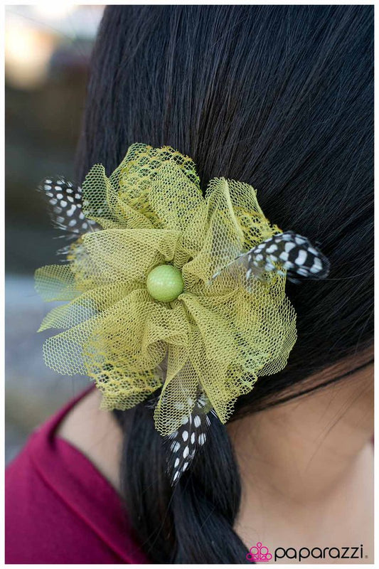 Accesorios para el cabello de Paparazzi ~ Carnivale - Verde