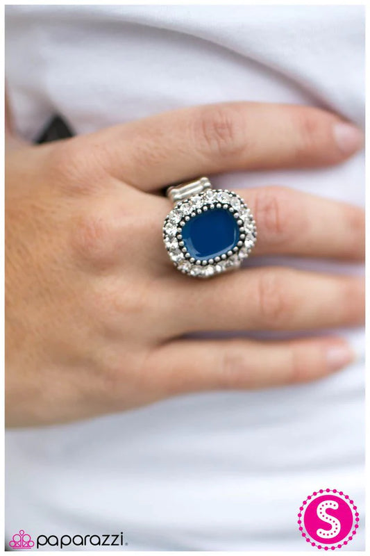 Anillo Paparazzi ~ El Yate Real - Azul