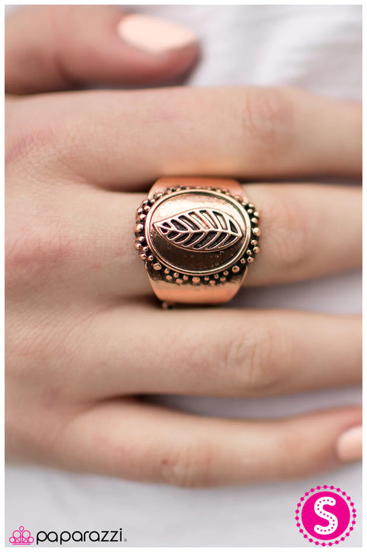 Paparazzi Ring ~ What a Re-LEAF - Copper