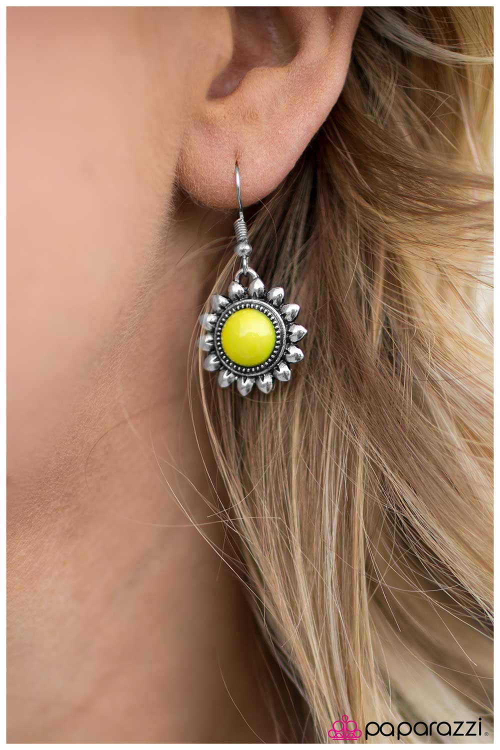 Paparazzi Earring ~ Pep Rally - Yellow