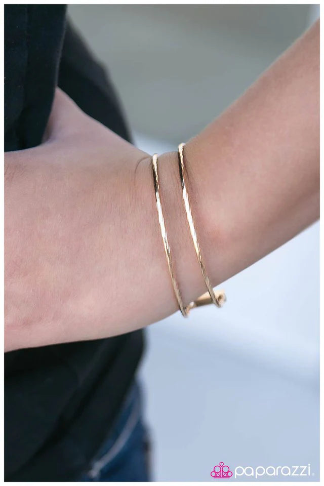 Paparazzi Bracelet ~ A Rare Treasure - Gold