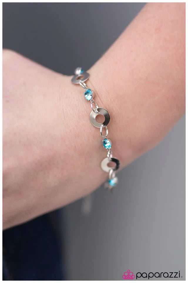 Paparazzi Bracelet ~ A Simple Observation - Blue