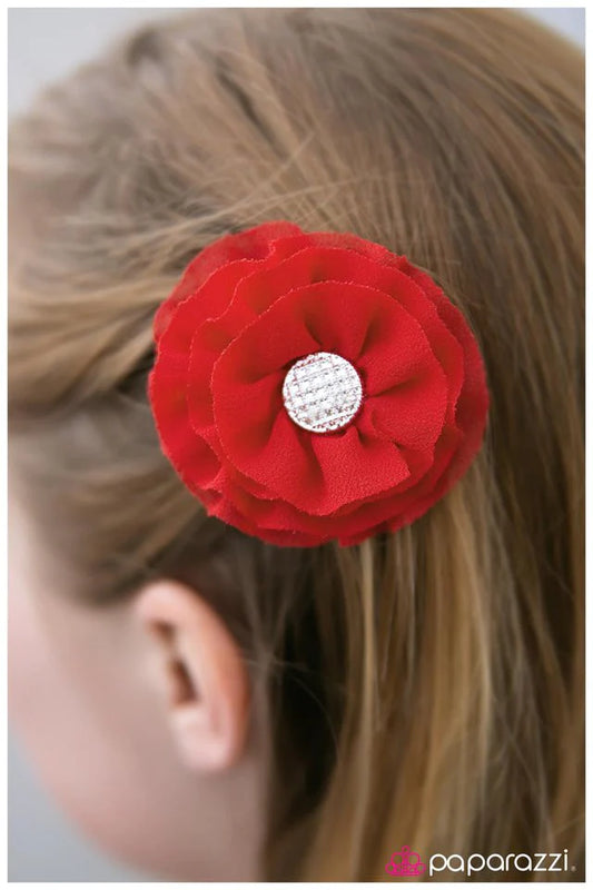 Paparazzi Hair Accessories ~ Jasmine - Red