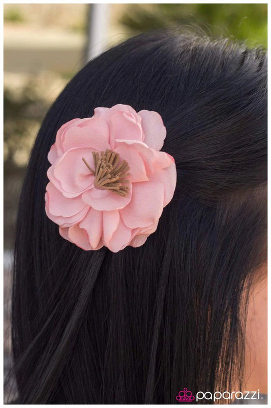 Accesorios para el cabello de Paparazzi ~ On Island Time - Rosa