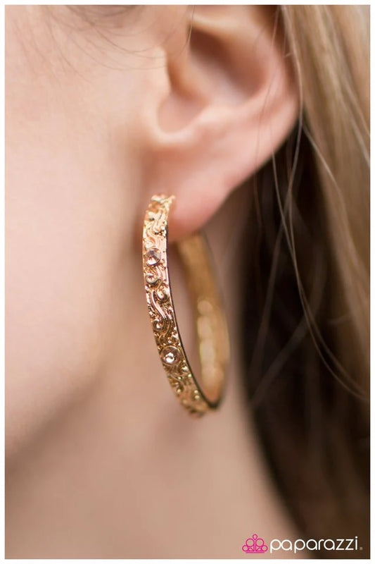 Paparazzi Earring ~ A Cause for Celebration - Gold