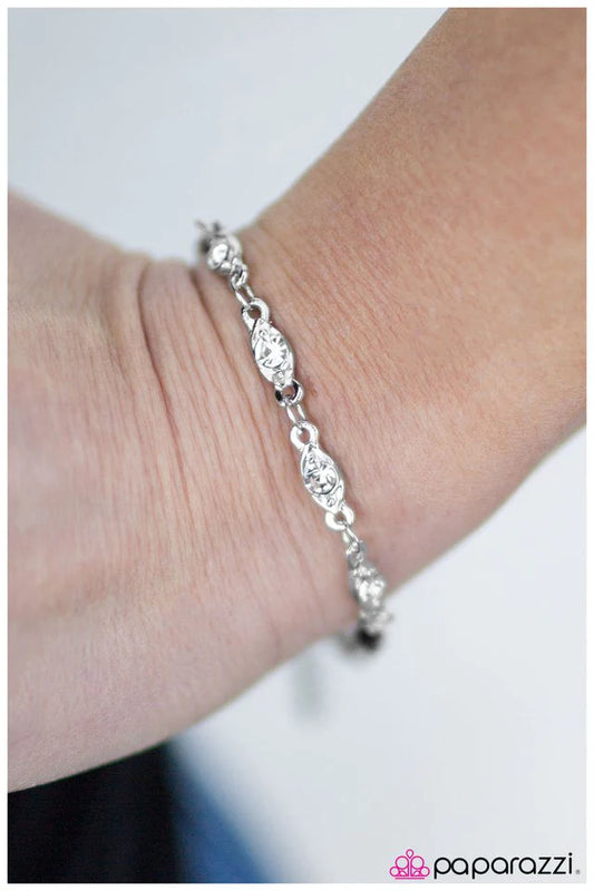 Paparazzi Bracelet ~ The Debutante - White