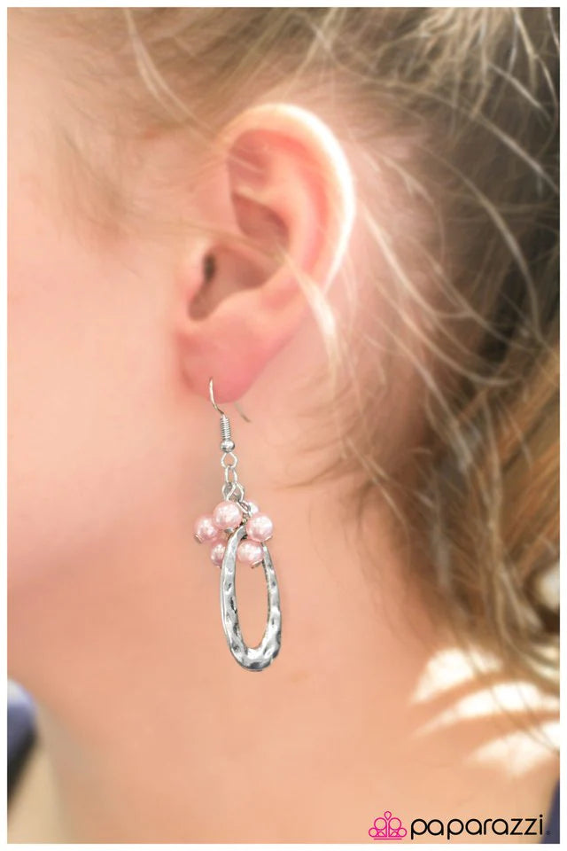 Paparazzi Earring ~ O Me, O My! - Pink