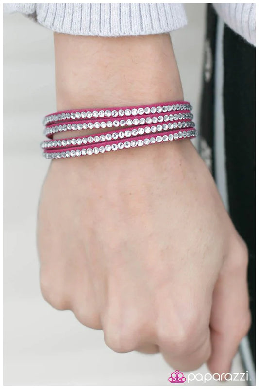 Paparazzi Bracelet ~ Killer Queen - Pink