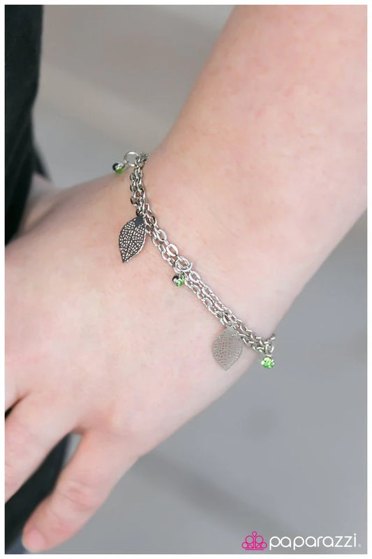 Paparazzi Bracelet ~ You Better BeLEAF It - Green