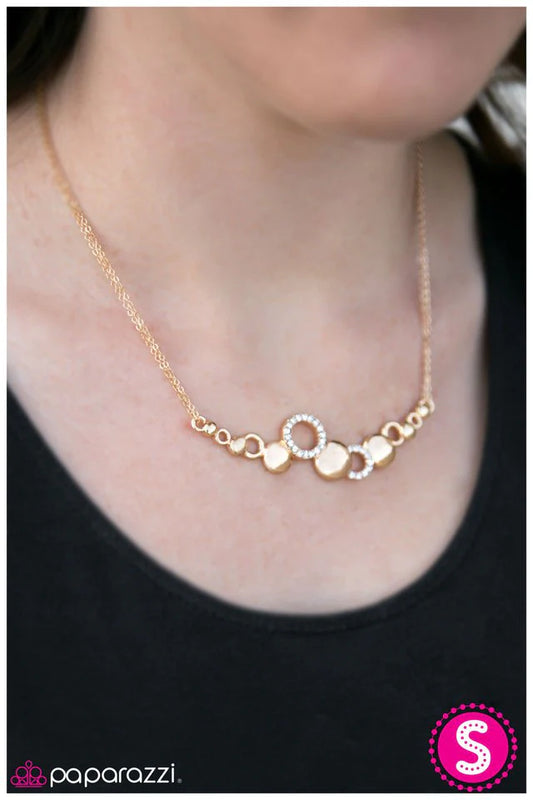 Paparazzi Necklace ~ Honorable Mention - Gold