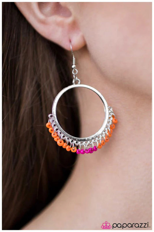 Paparazzi Earring ~ I Want Candy - Multi