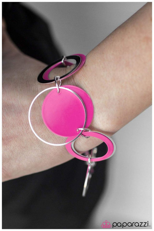 Paparazzi Bracelet ~ Funky Fresh - Pink