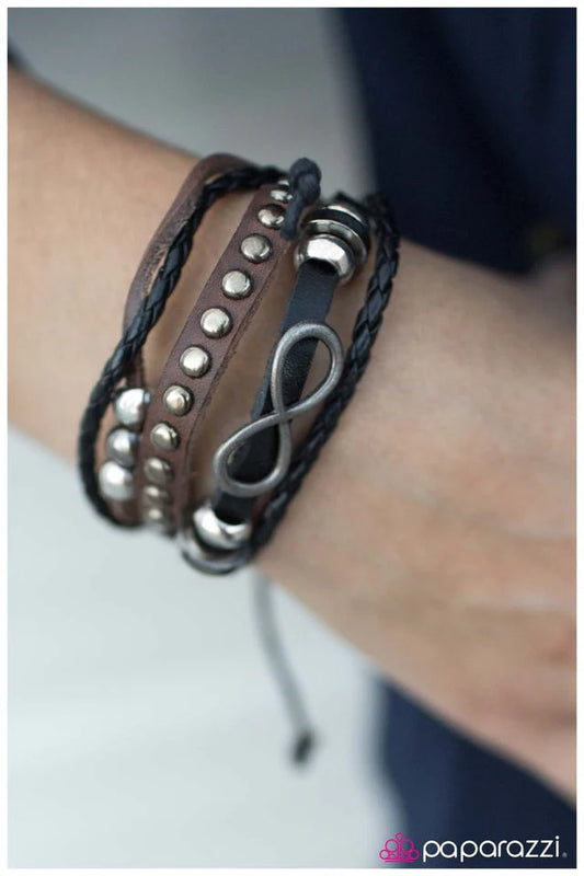 Paparazzi Bracelet ~ KNOT To Be Outdone - Brown