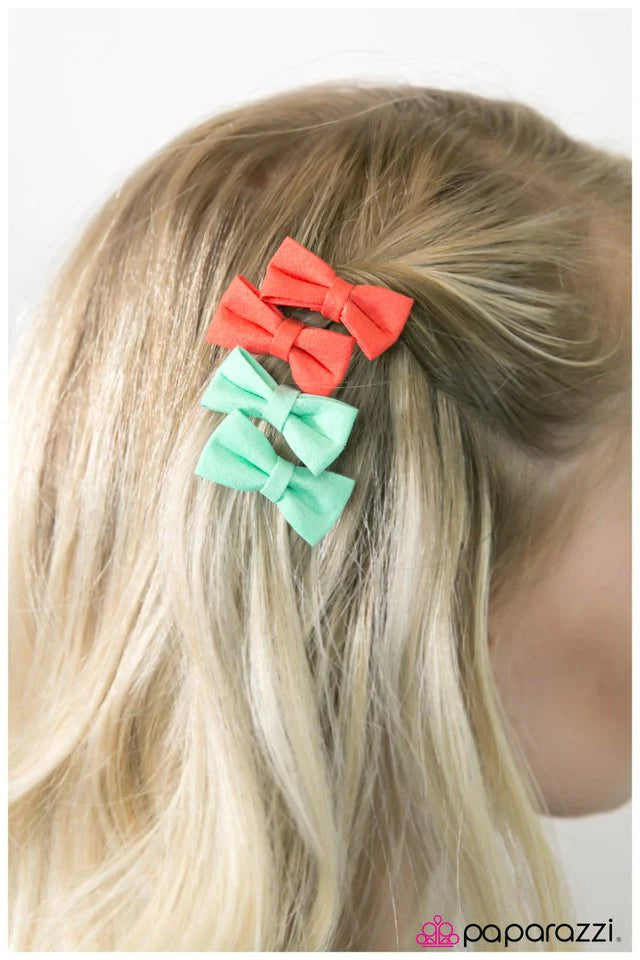 Accesorios para el cabello de Paparazzi ~ Mary Had A Little Lamb - Naranja