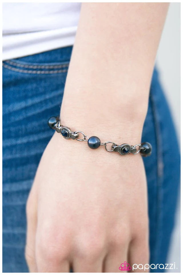Pulsera Paparazzi ~ Paseo de la fama - Azul