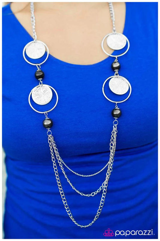 Paparazzi Necklace ~ Utter Amazement - Black