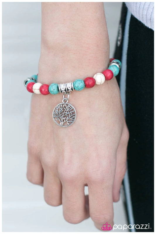 Pulsera Paparazzi ~ Save A Tree - Multicolor