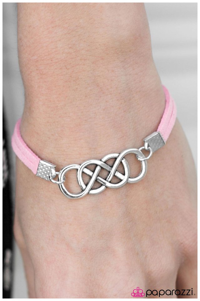 Paparazzi Bracelet ~ For All Time - Pink