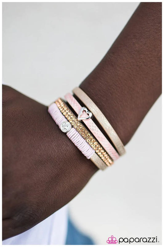 Pulsera Paparazzi ~ My Oh My - Rosa