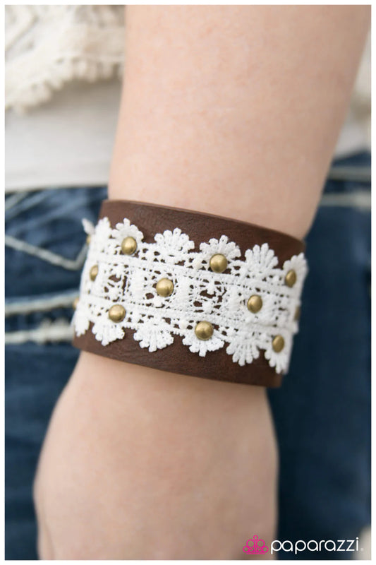 Paparazzi Bracelet ~ Pirates of Penzance  - Brown