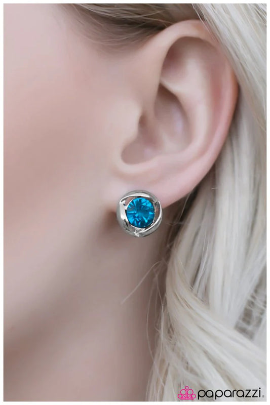 Paparazzi Earring ~ Yours Truly - Blue