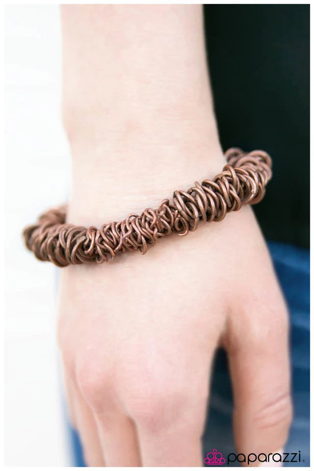 Paparazzi Bracelet ~ Full Circle - Copper