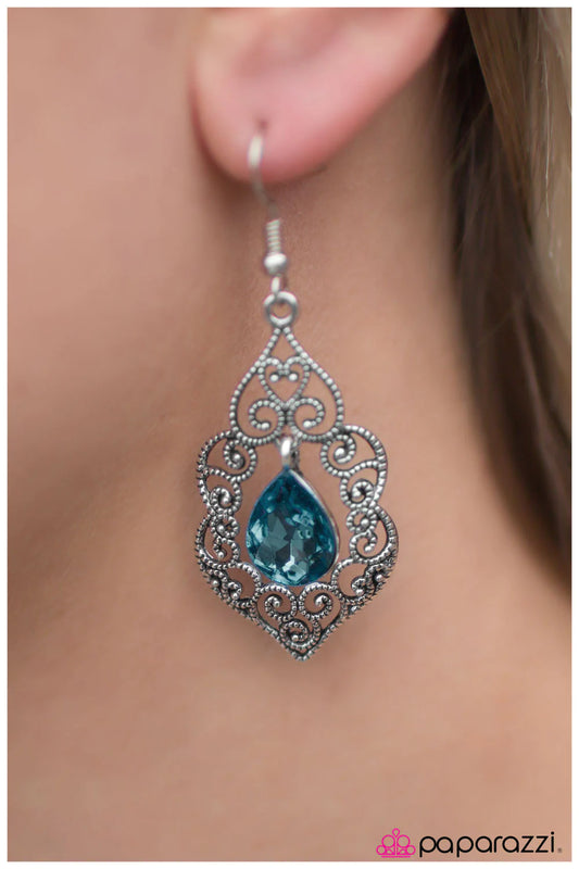 Paparazzi Earring ~ The Selection - Blue