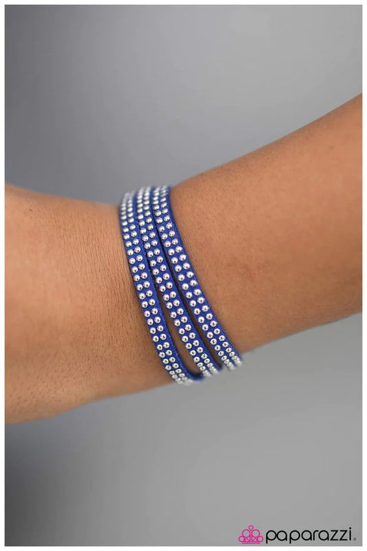 Pulsera Paparazzi ~ The Girl Scout - Azul