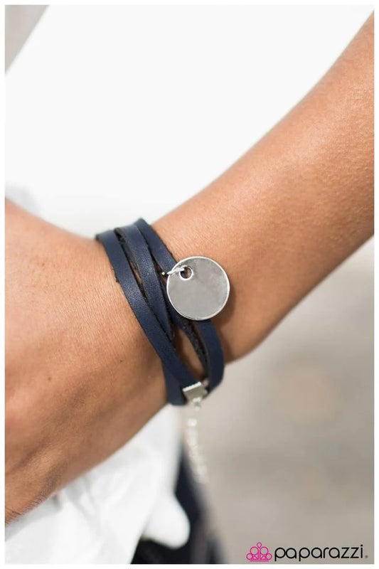 Paparazzi Bracelet ~ Getting Back To Your Roots - Blue