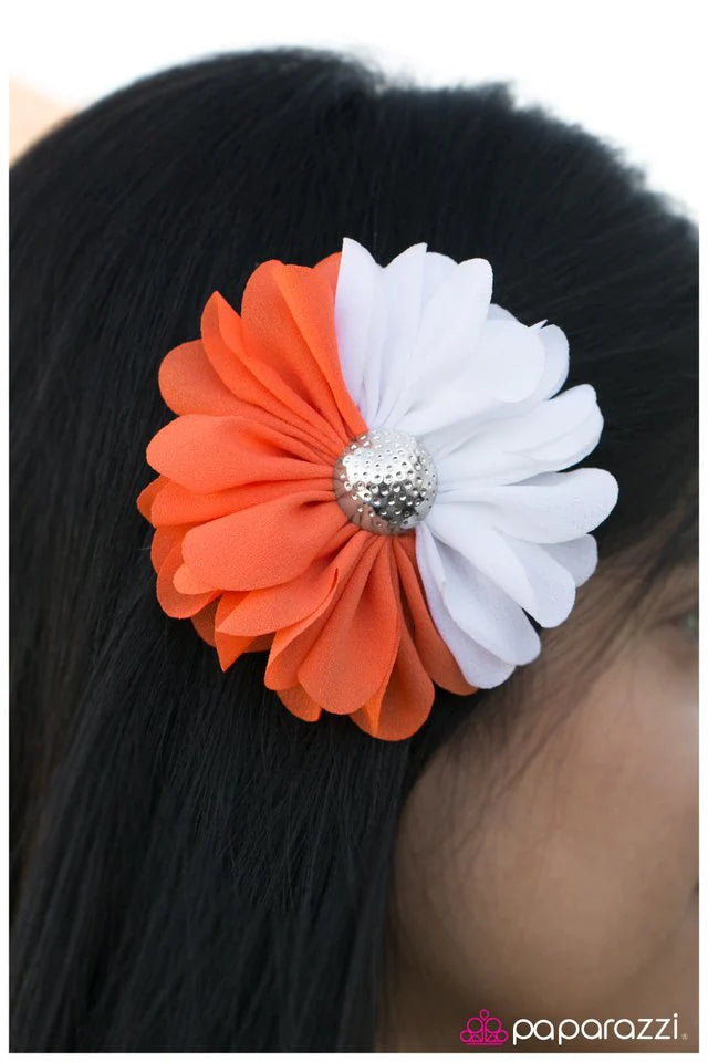 Paparazzi Hair Accessories ~ HALF A Great Day! - Orange