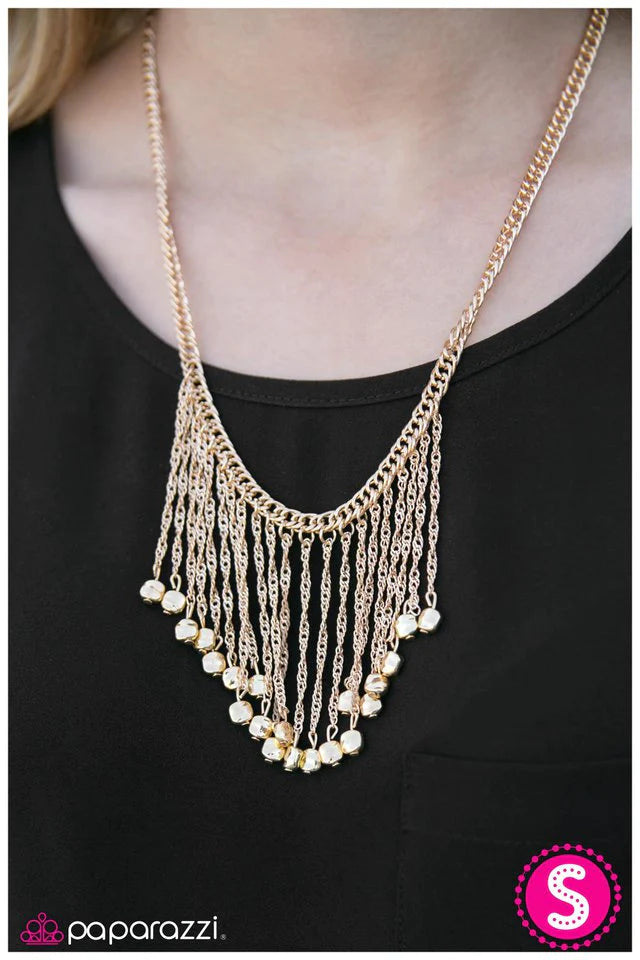 Collar de paparazzi ~ Hey, celos - Oro
