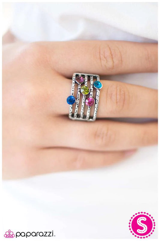 Anillo Paparazzi ~ Offbeat - Azul