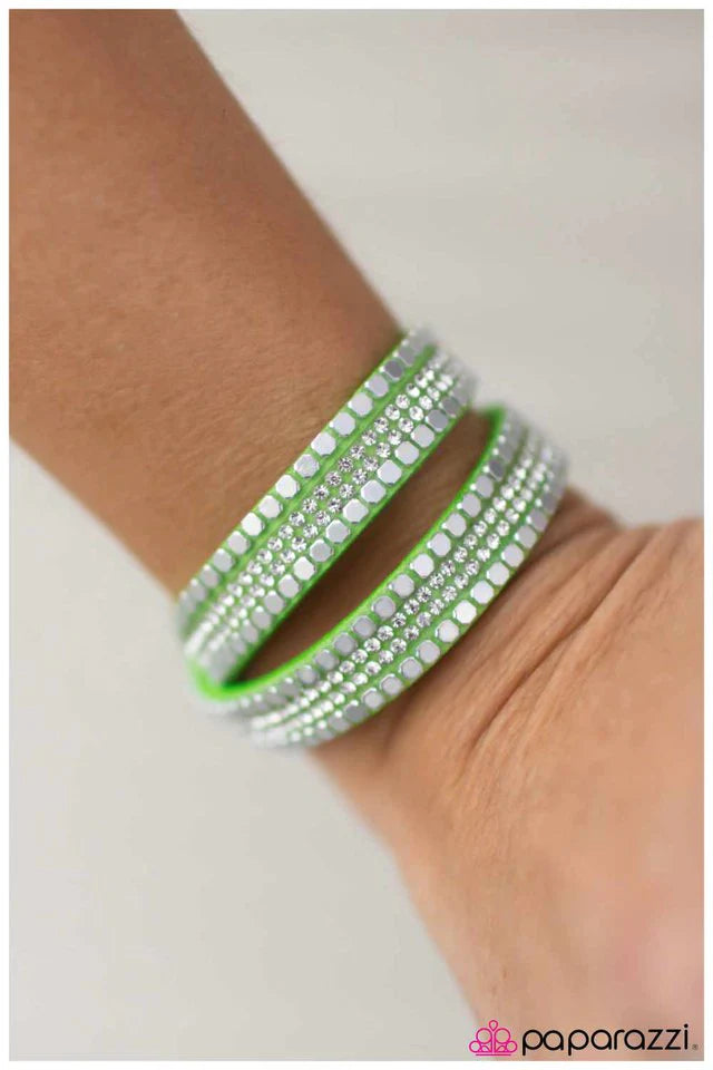 Paparazzi Bracelet ~ What Your Mama Gave You - Green