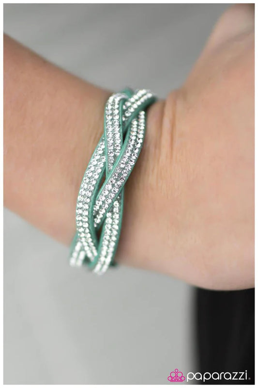 Pulsera Paparazzi ~ Los que odian van a odiar - Verde