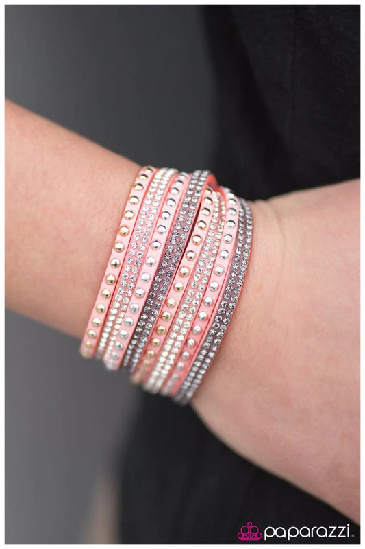 Pulsera Paparazzi ~ Hazme tu mejor foto - Rosa