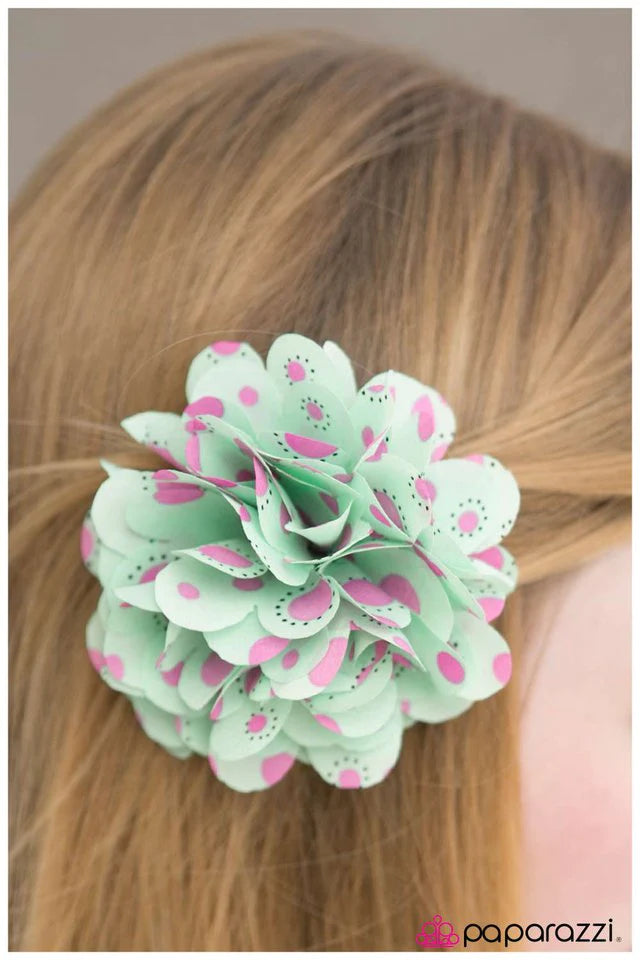 Accesorios para el cabello de paparazzi ~ Chick Flick - Verde