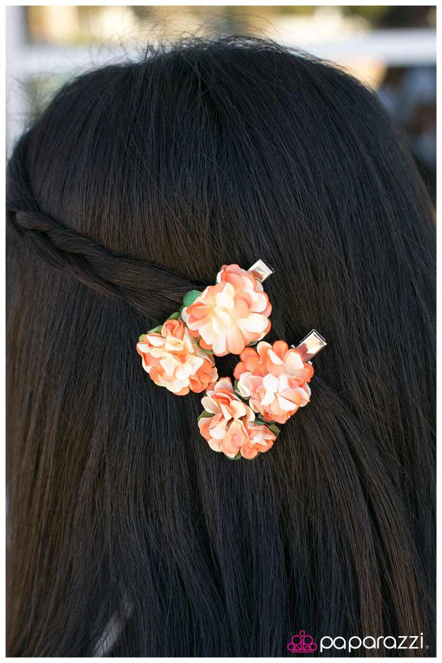 Paparazzi Hair Accessories ~ Paper Towns - Orange