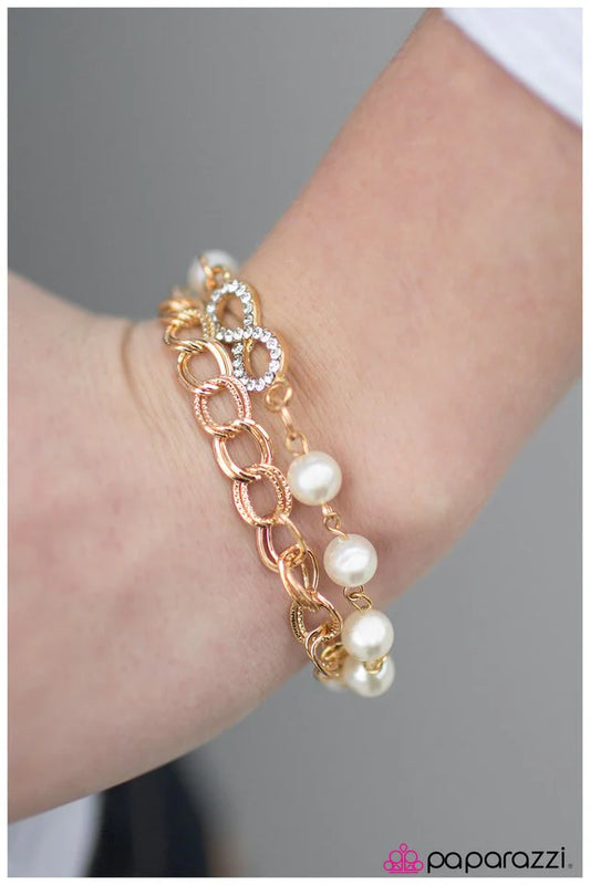 Paparazzi Bracelet ~ Forever Is Not Enough - Gold