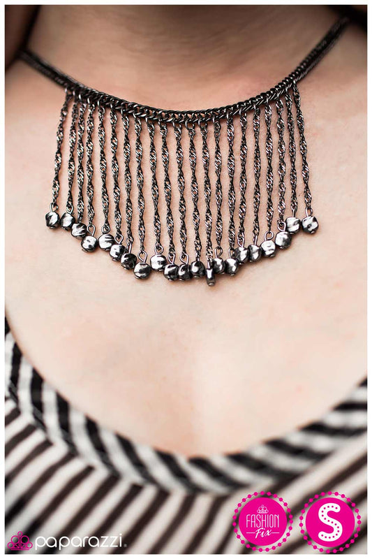 Collar de paparazzi ~ Hey, celos - Negro