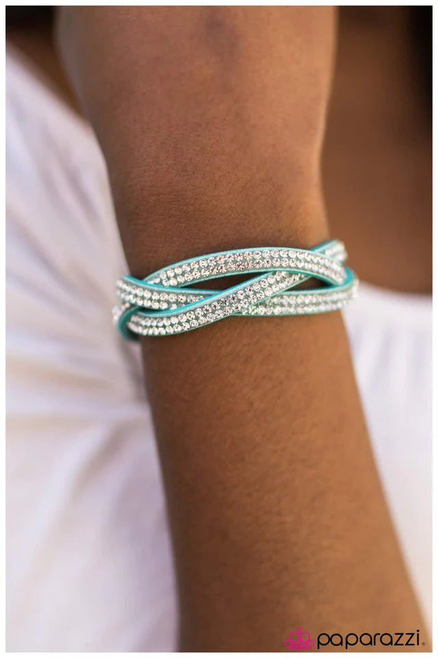 Pulsera Paparazzi ~ Los que odian van a odiar - Azul