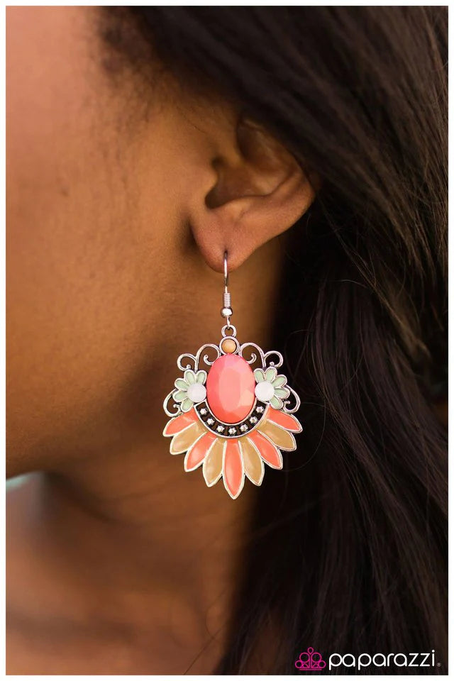 Paparazzi Earring ~ Coachella - Multi