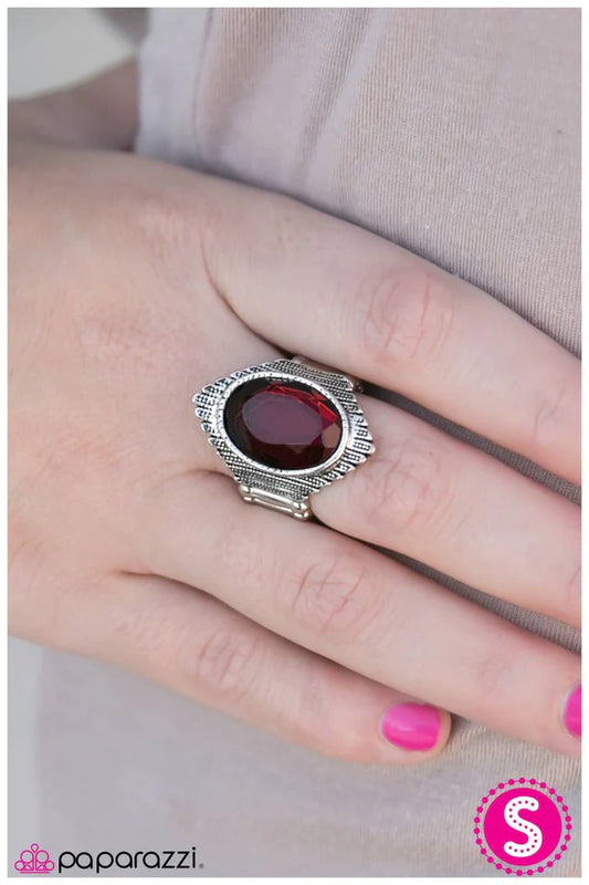 Paparazzi Ring ~ High Voltage - Red