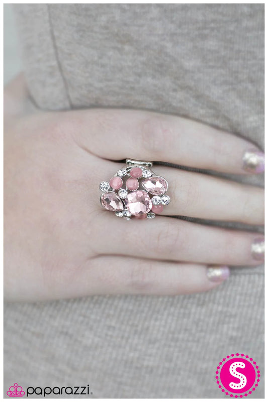 Anillo Paparazzi ~ Build Me A Castle - Rosa